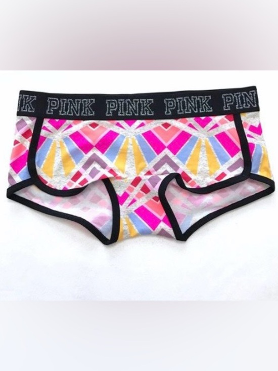 PINK Victoria's Secret Other - VS PINK  Geo-Print logo Boy short Panty